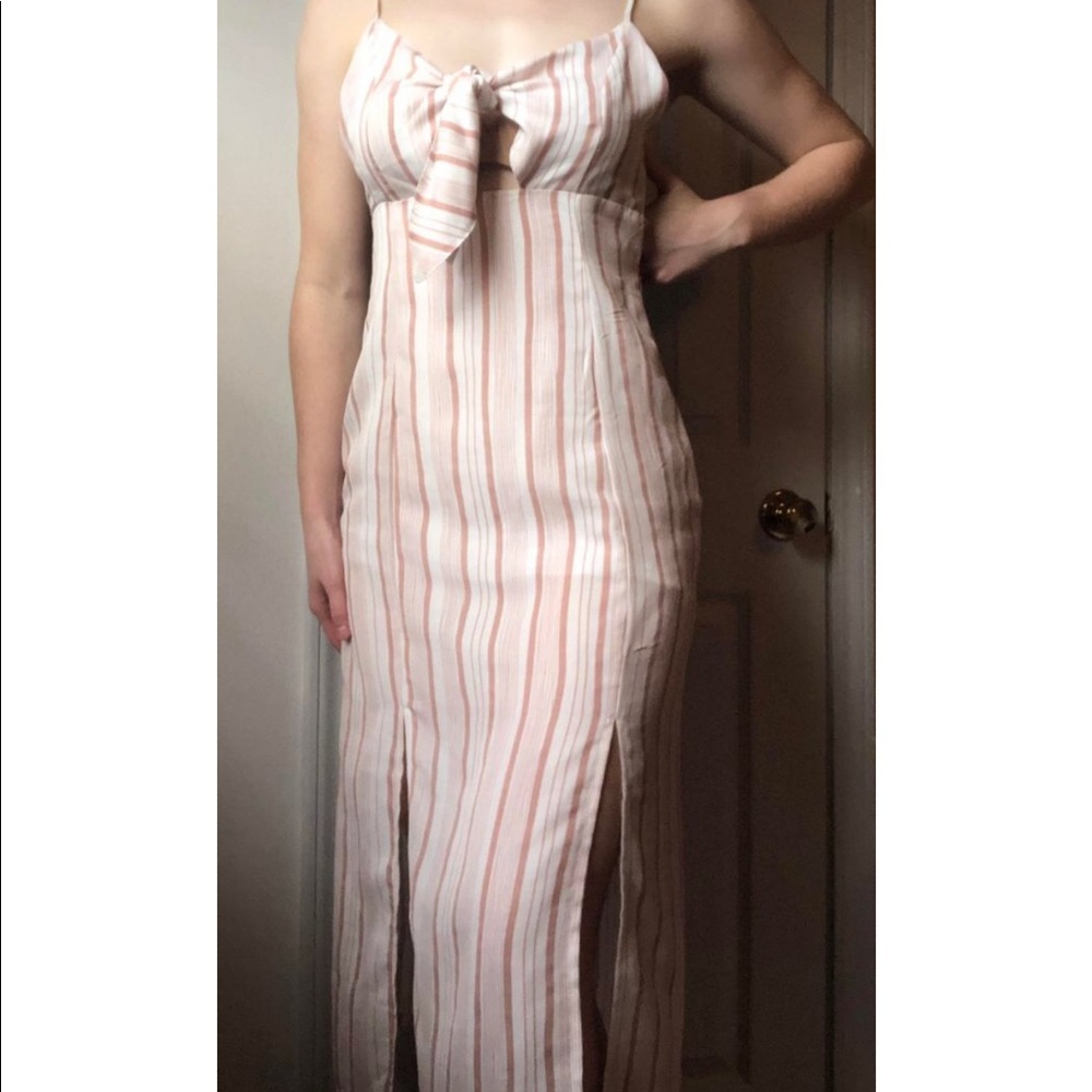 Boho Striped Sun Dress